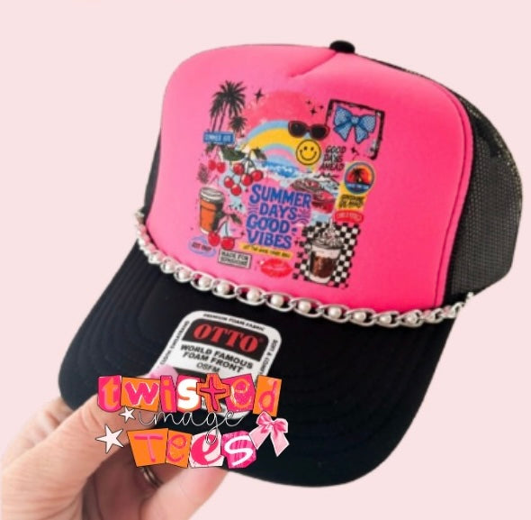 PRE-ORDER Summer Days Good Vibes Trucker Hat