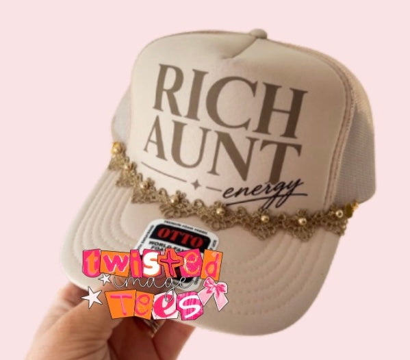 PRE-ORDER Rich Aunt Energy Trucker Hat