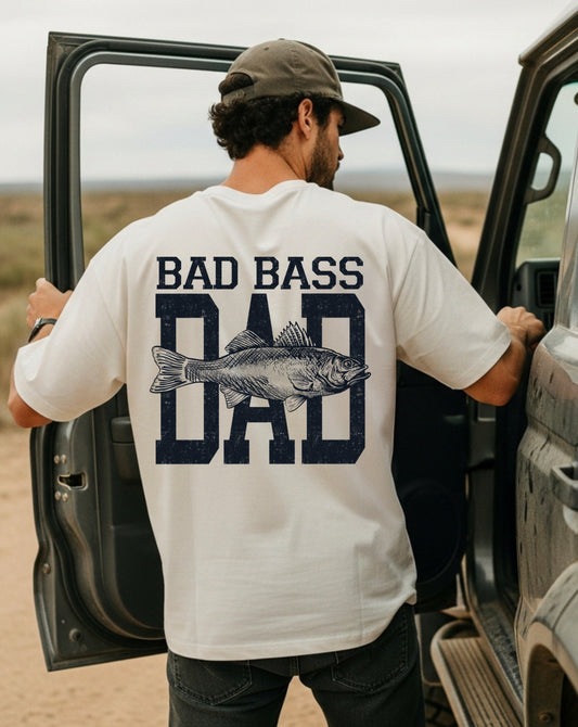 Bad Bass Dad Tee or Crewneck (DTF)