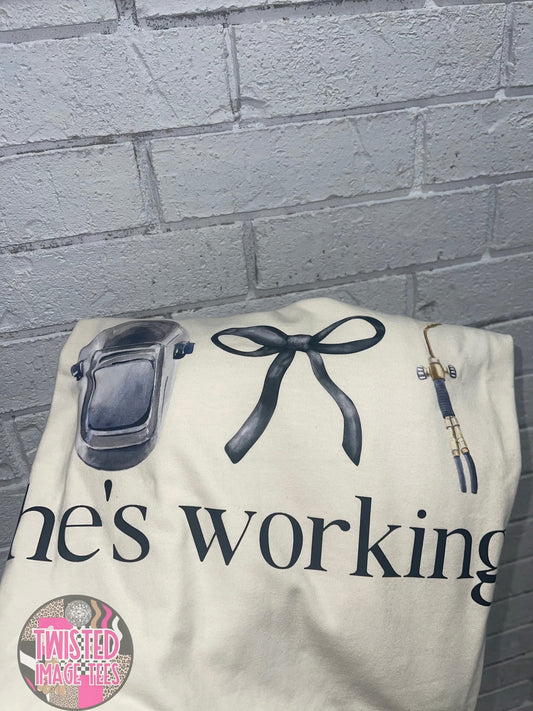 He’s Working (Welder) (DTF)