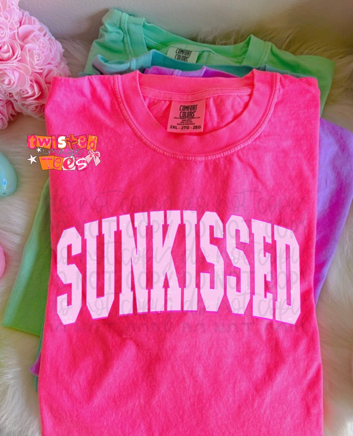 Sunkissed Pink Tee or Crewneck (DTF)