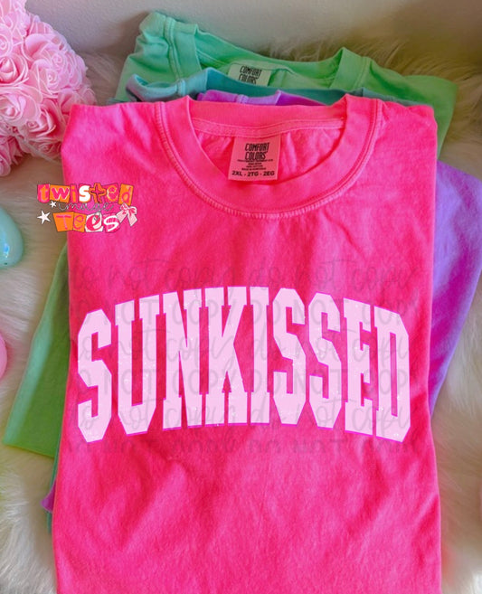 Sunkissed Pink Tee or Crewneck (DTF)