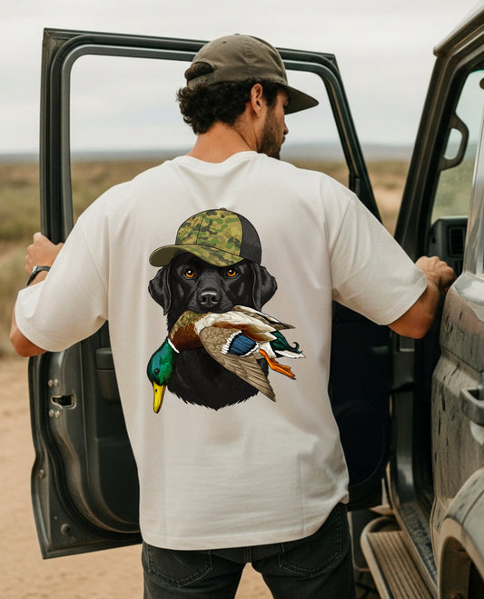 Black Lab Duck Tee or Crewneck (DTF)