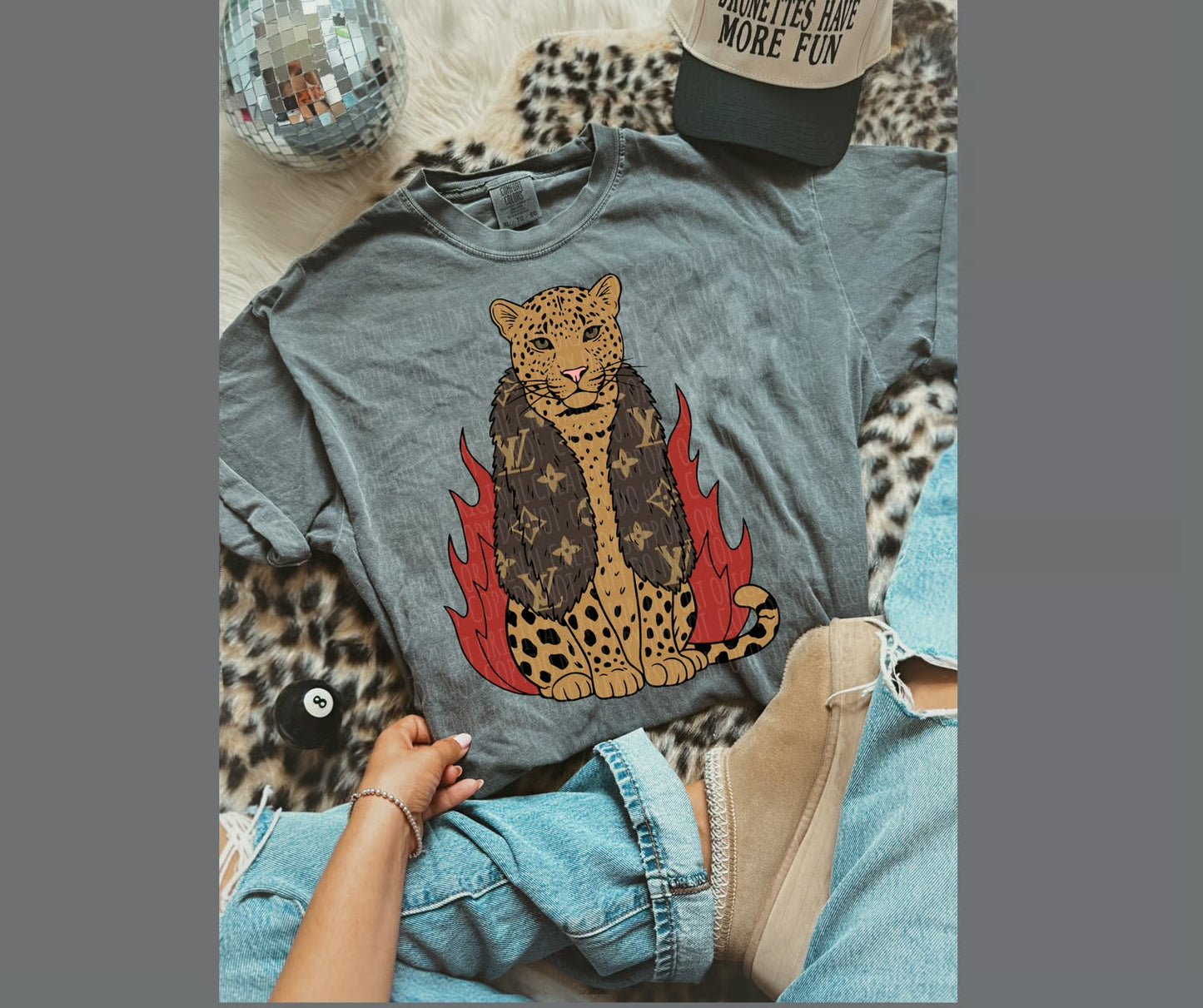 Boujee Cheetah Tee or Crewneck (DTF)