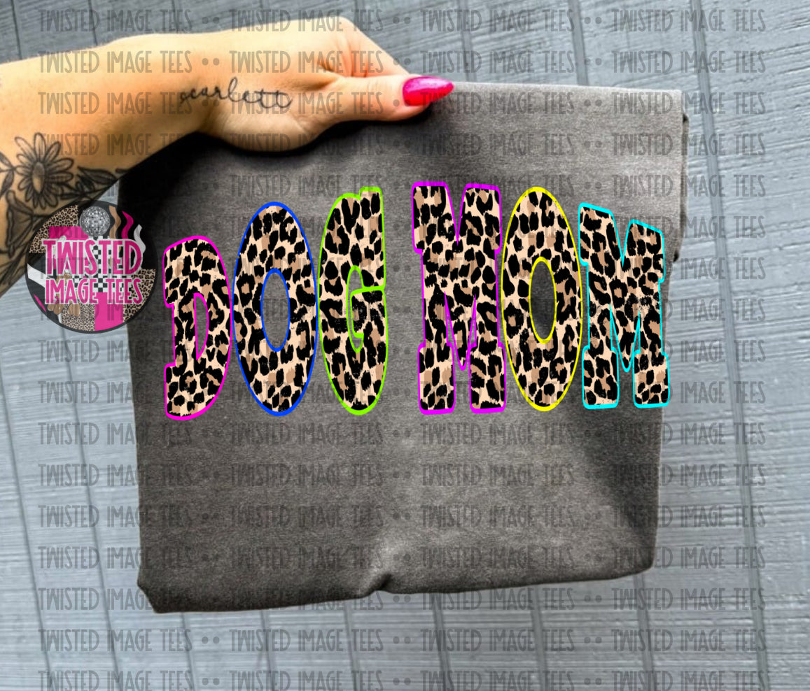 Neon Cheetah Dog Mom (DTF)