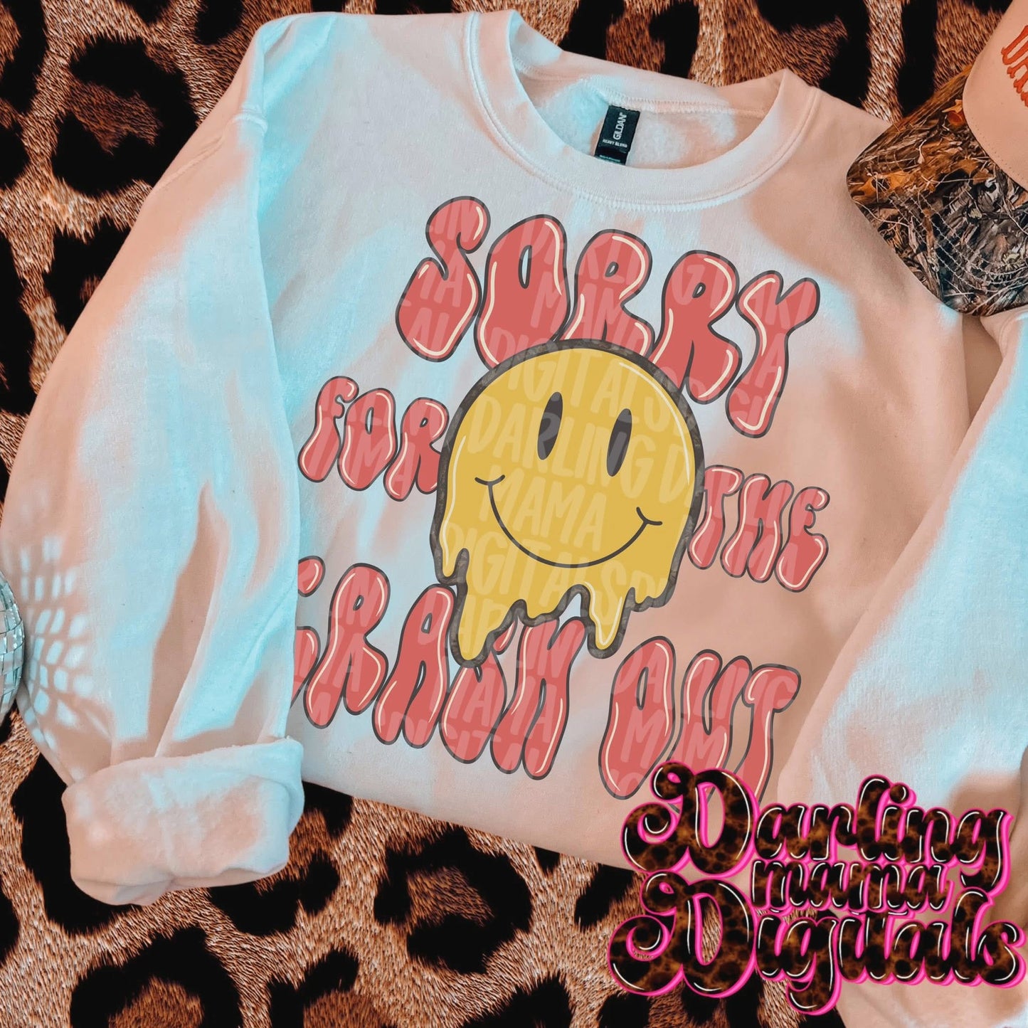 Sorry for the Crash Out Tee or Crewneck (DTF)