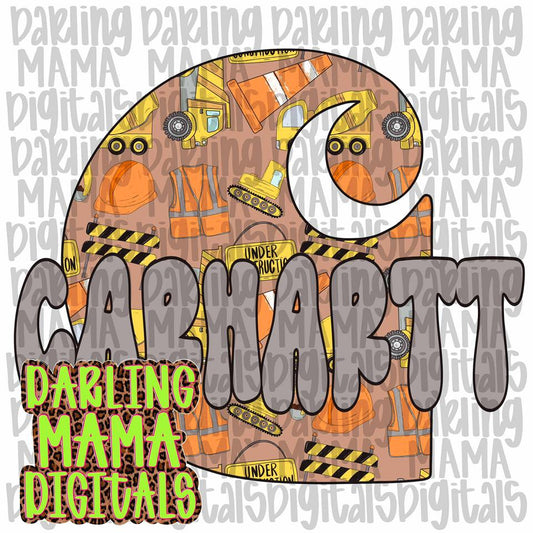 Kids Construction C*rh*rtt Tee or Crewneck