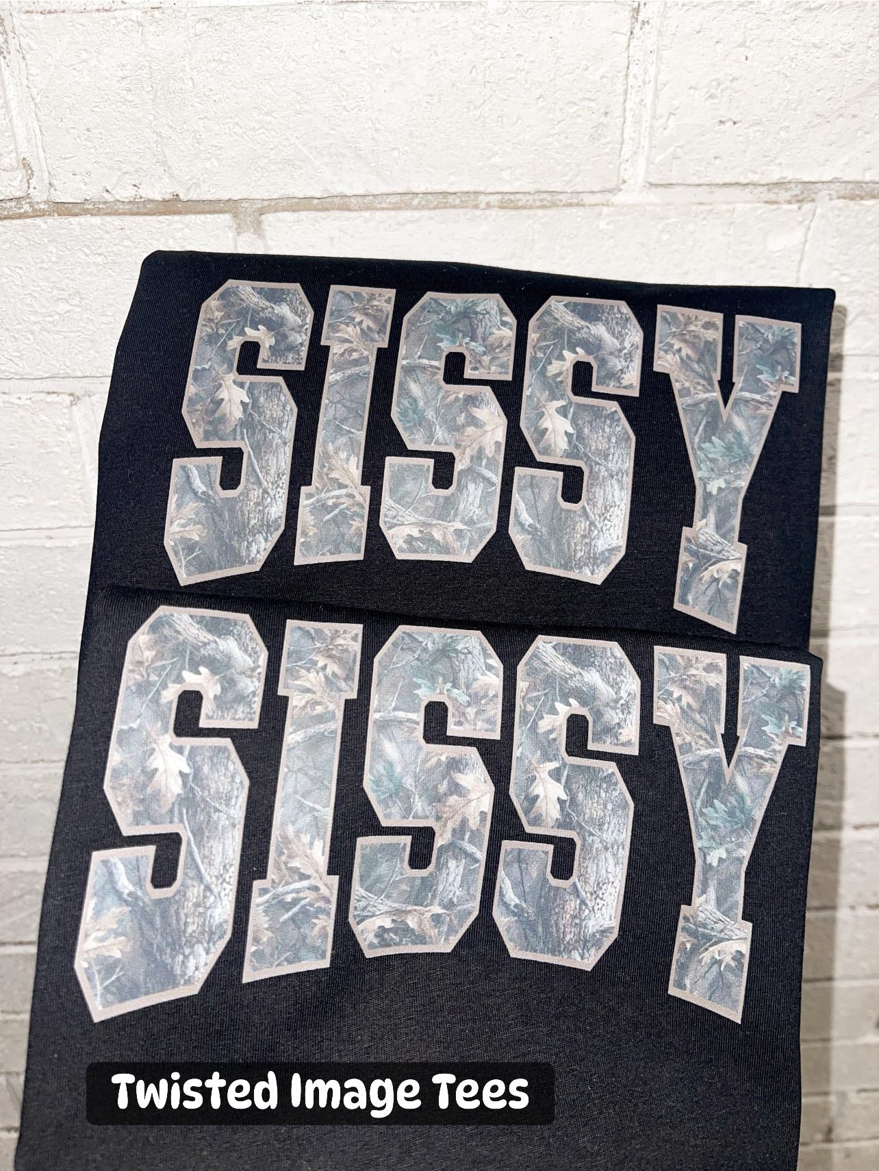 Kids Camo Sissy Tee or Crewneck