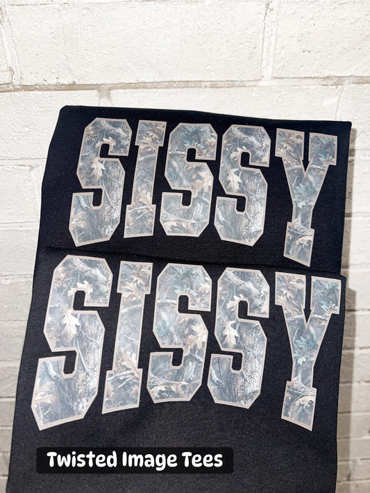 Kids Camo Sissy Tee or Crewneck