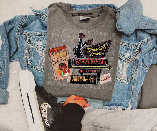 T Oak Revival Tee or Crewneck (DTF)