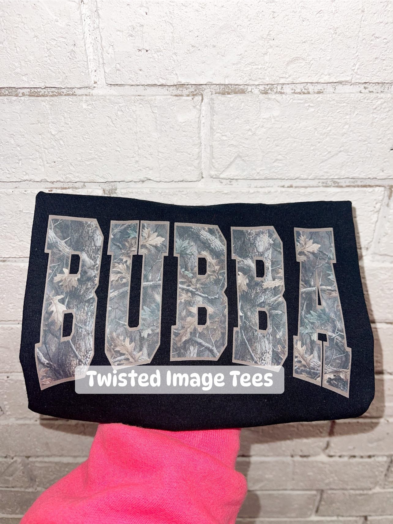 Kids Camo Bubba Tee or Crewneck