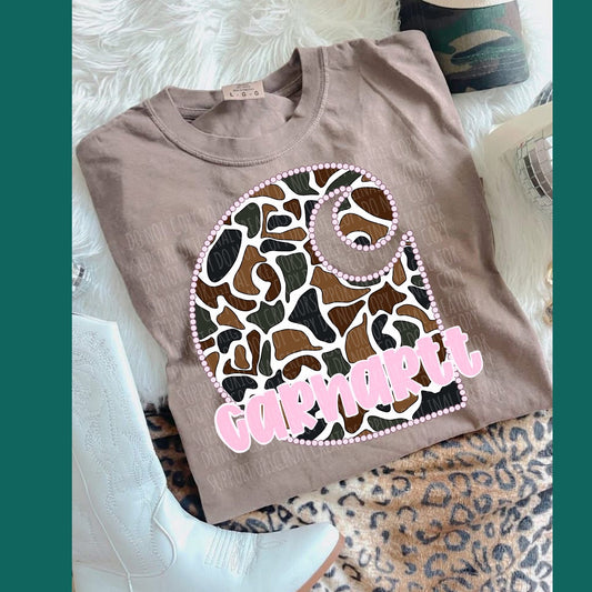 Retro Camo CH Tee or Crewneck (DTF)