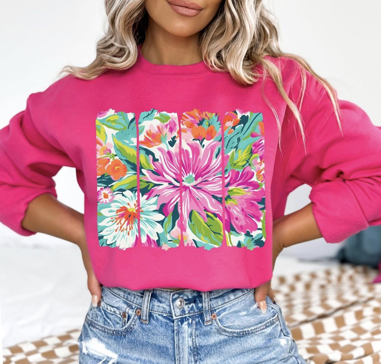 Flowers Tee or Crewneck (DTF)