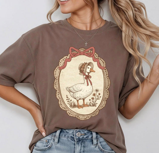 Vintage Goose Frame Tee or Crewneck (DTF)