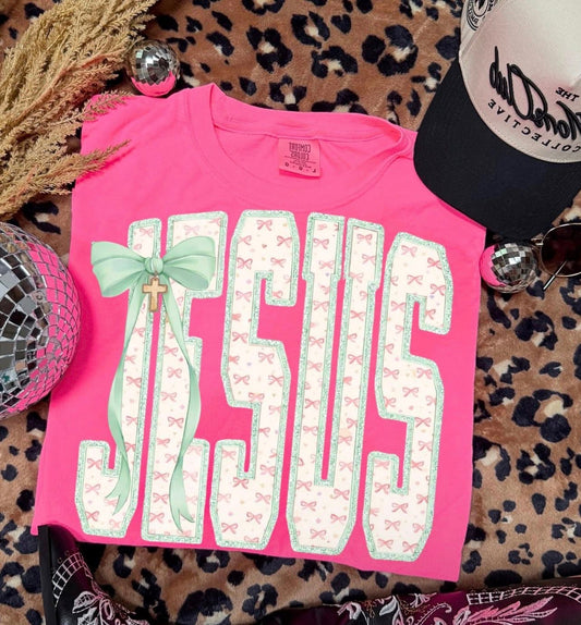 Jesus Bows Tee or Crewneck (DTF)