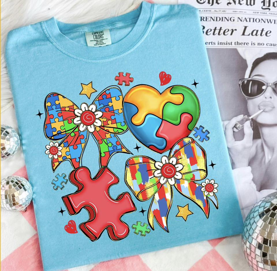 Autism Awareness Tee or Crewneck (DTF)