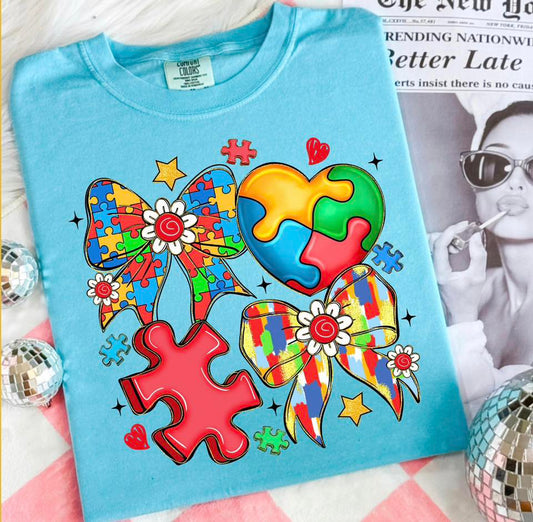 Autism Awareness Tee or Crewneck (DTF)