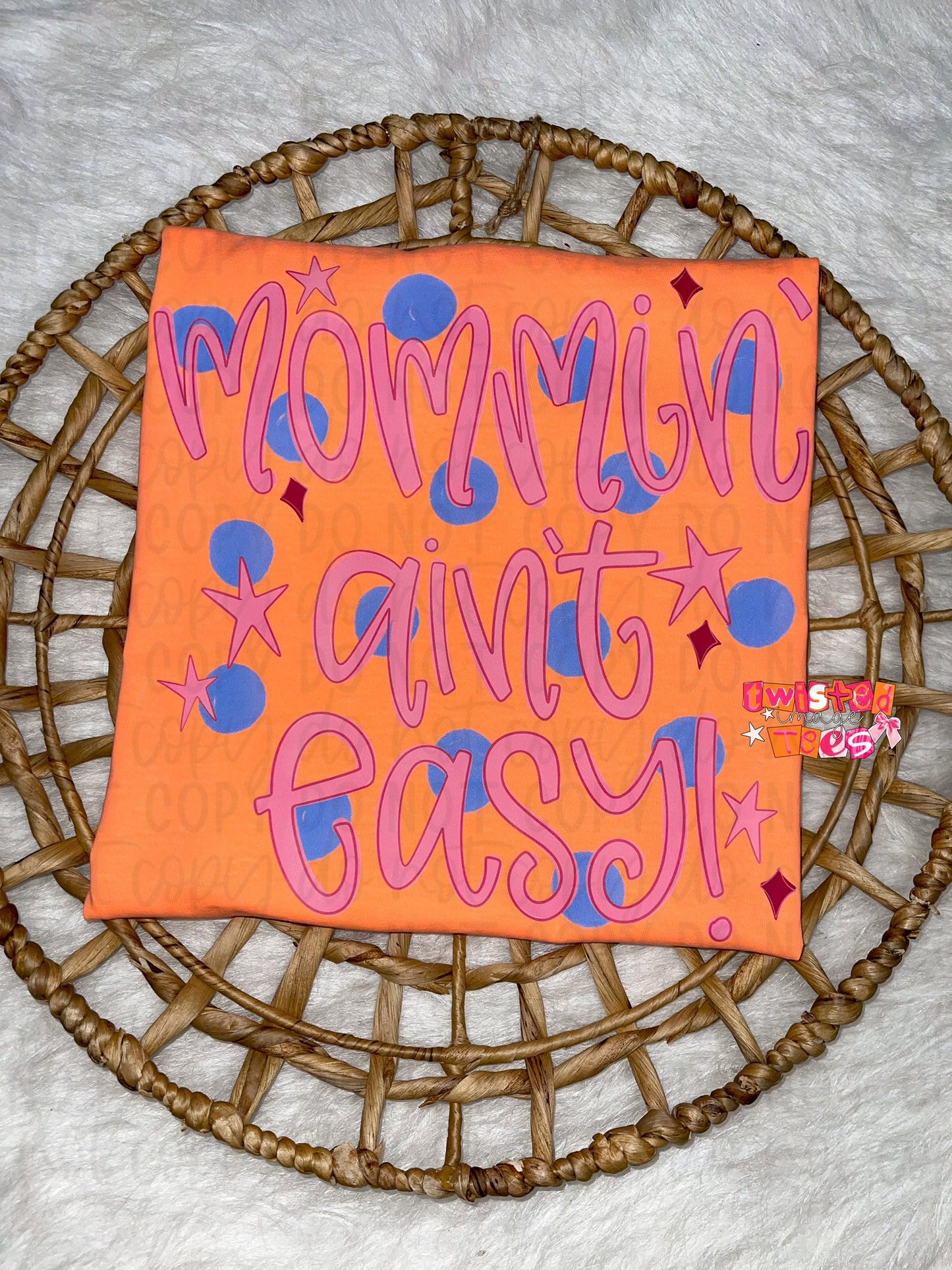 Mommin’ Ain’t Easy Tee or Crewneck (DTF)