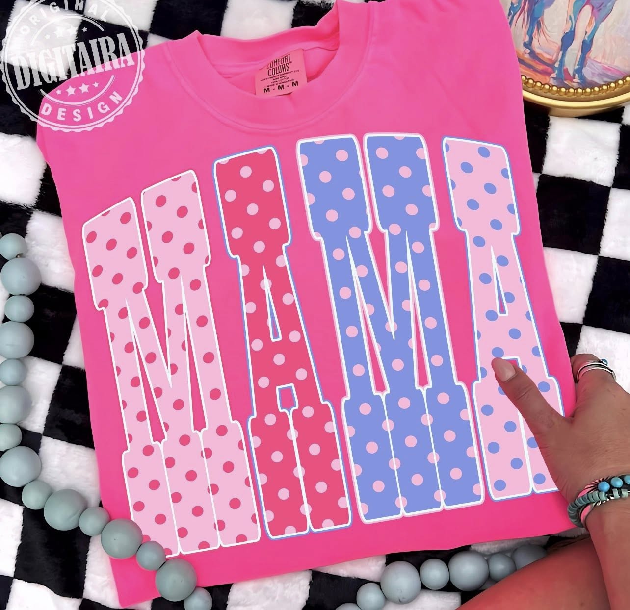 Polka Dot Mama Tee or Crewneck (DTF)