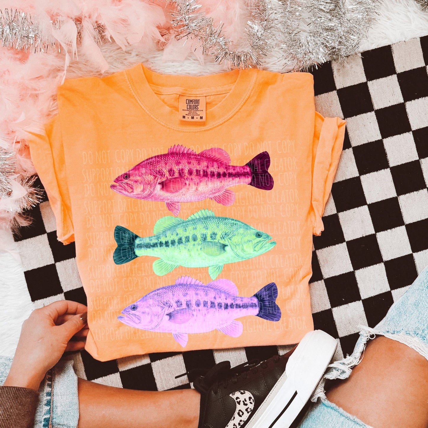 Bass NO Bows Tee or Crewneck (DTF)