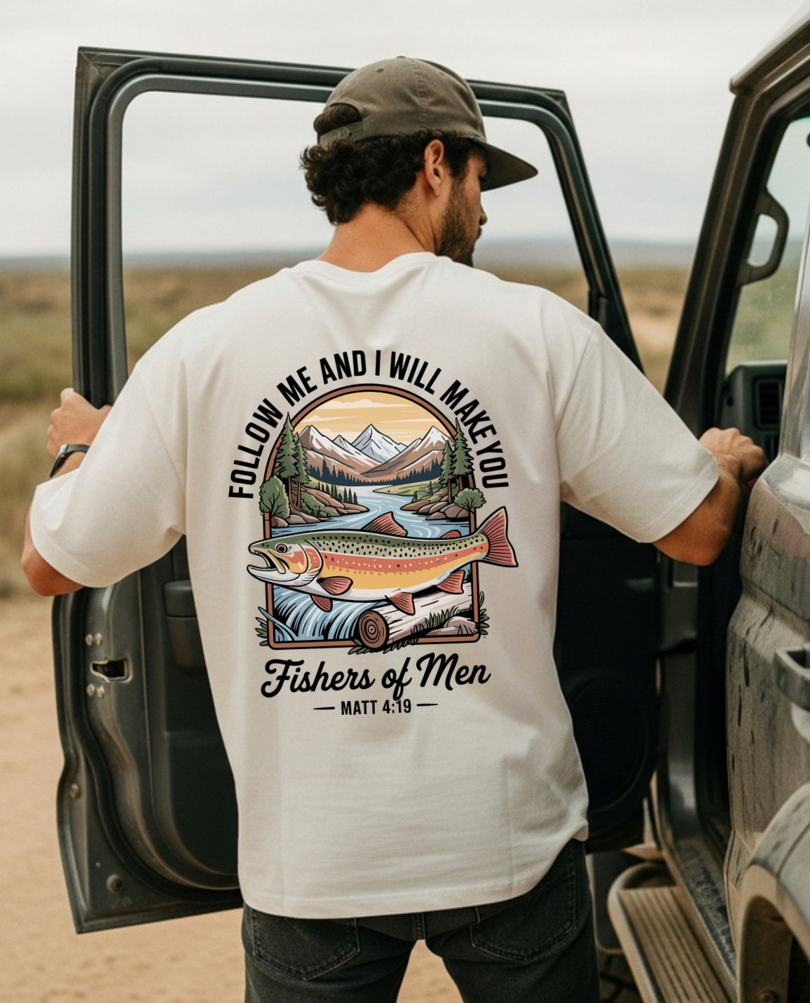 Fishers of Men Matt 4:19 Tee or Crewneck (DTF)