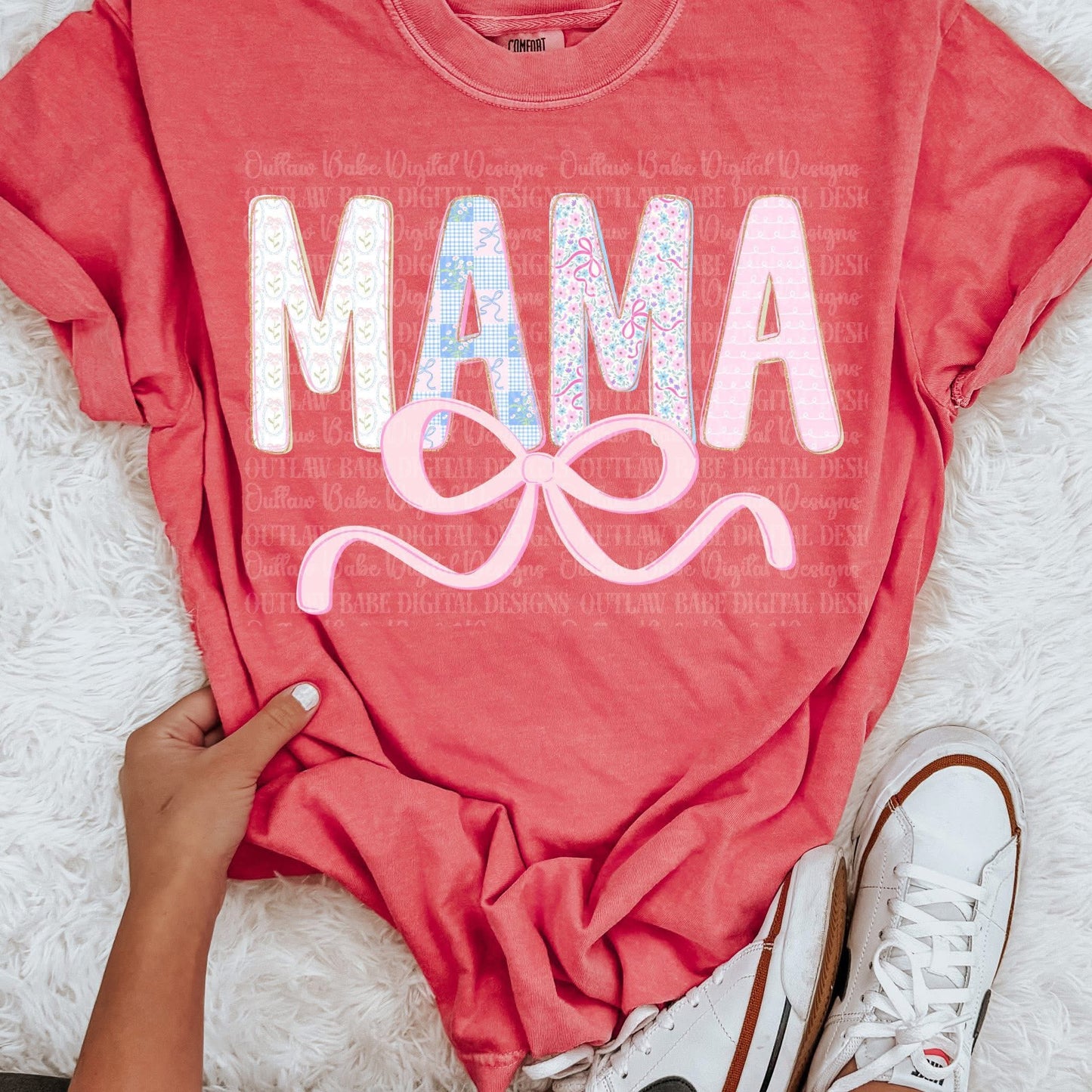 Mama Floral Tee or Crewneck (DTF)
