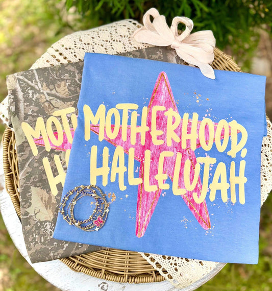 Motherhood Hallelujah Tee or Crewneck (DTF)
