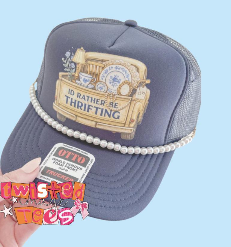 PRE-ORDER I'd Rather Be Thrifting Trucker Hat