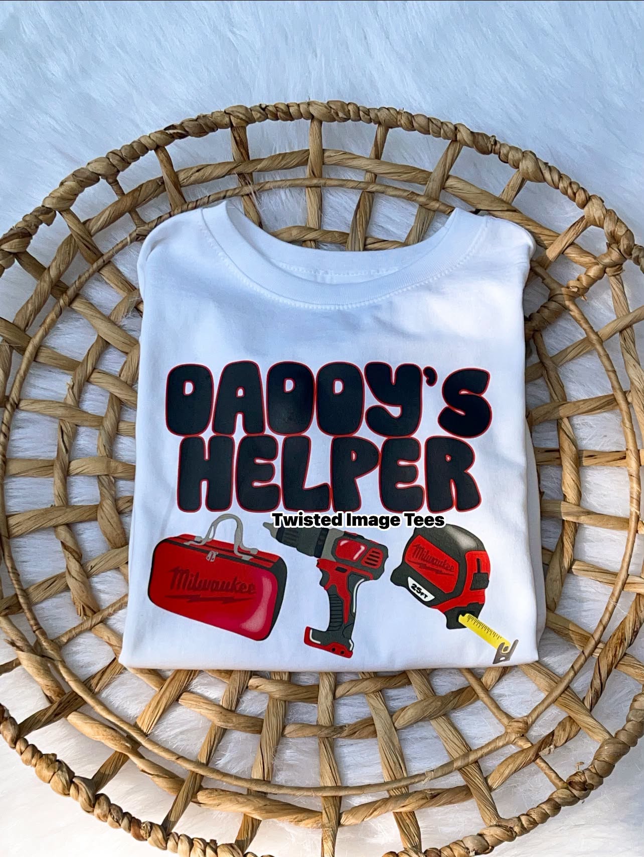 Kids Daddy's Helper Tee or Crewneck