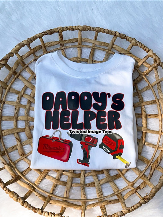 Kids Daddy's Helper Tee or Crewneck