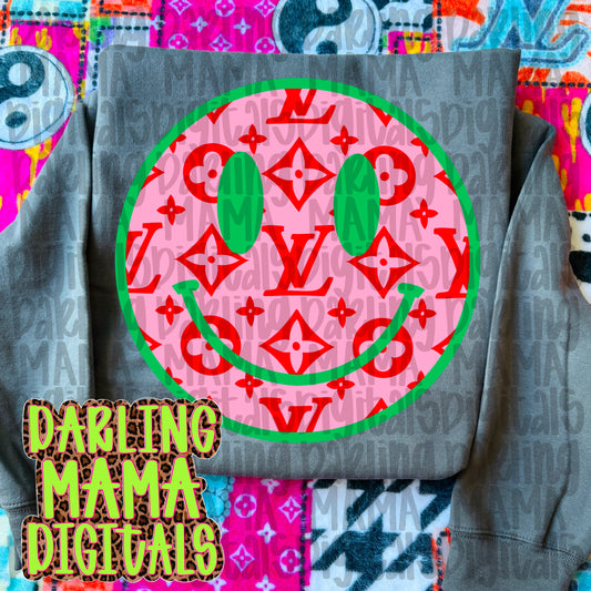 Boujee Smiley Tee or Crewneck (DTF)