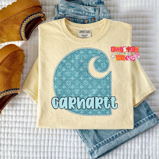 Boujee Blue Jean CH Tee or Crewneck (DTF)