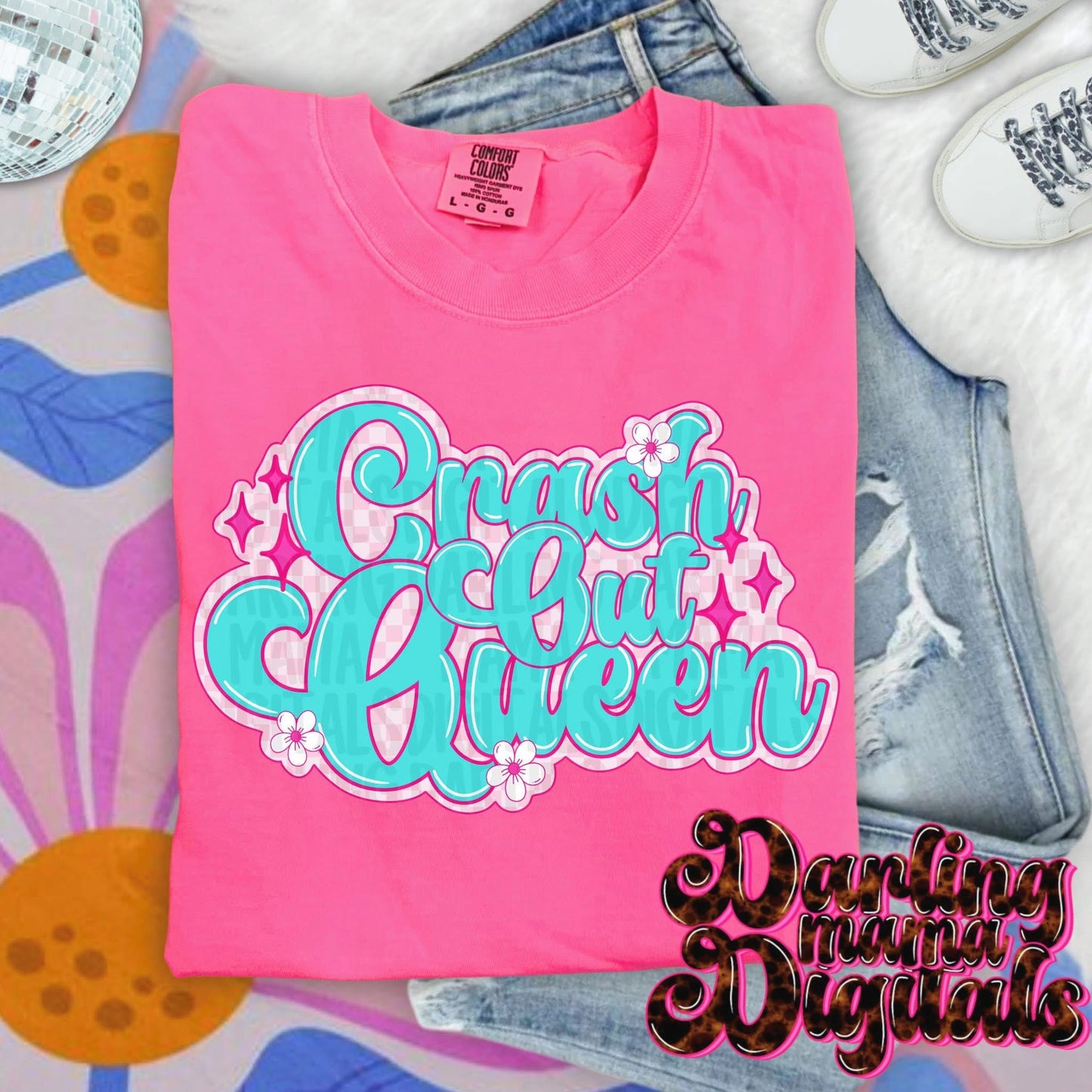 Crash Out Queen Tee or Crewneck (DTF)