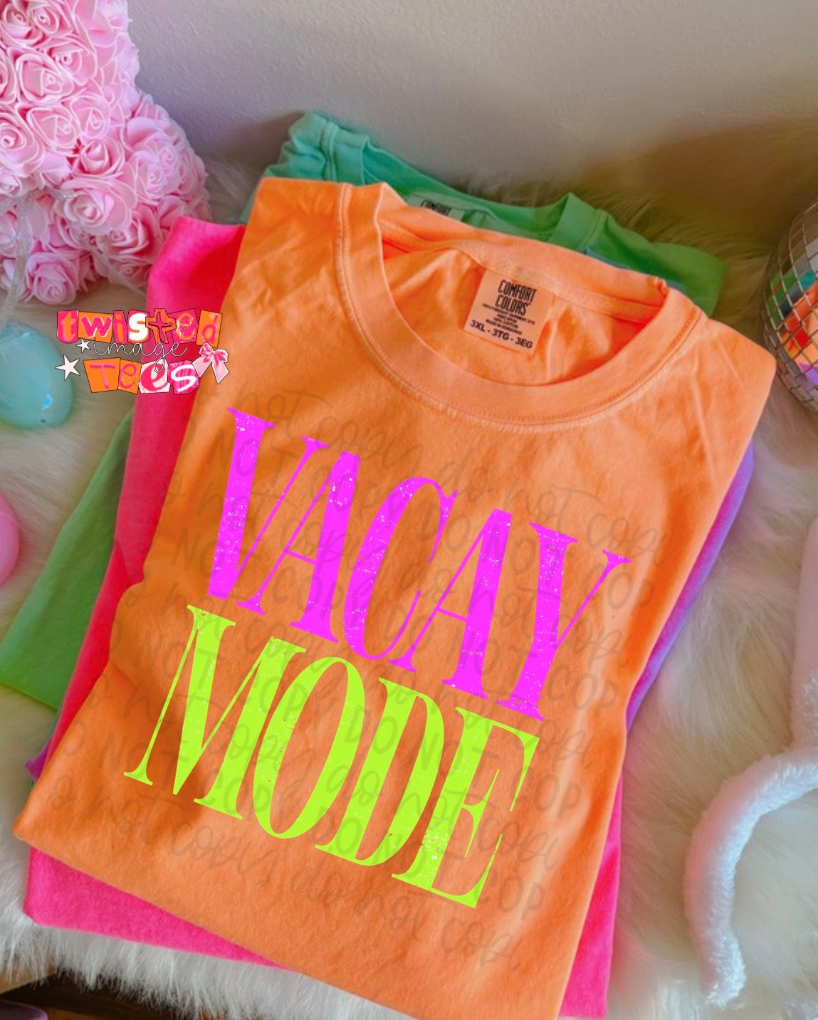 Vacay Mode Tee or Crewneck (DTF)