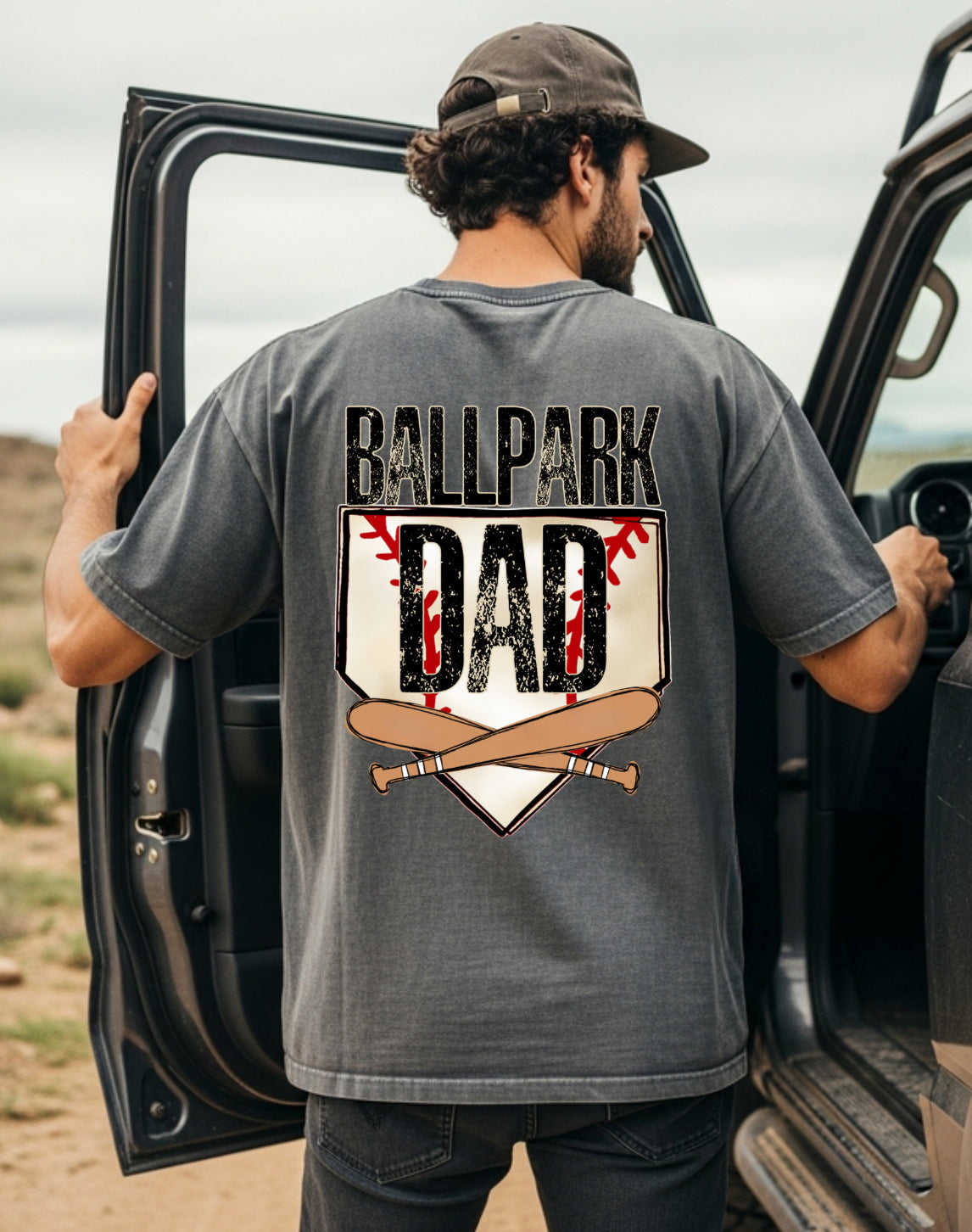 Ballpark Dad Tee or Crewneck (DTF)