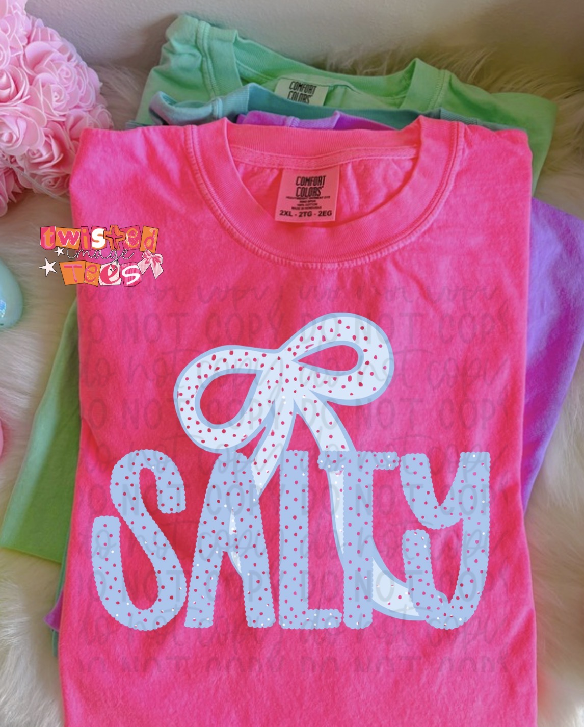 Salty Polka Dot Tee or Crewneck (DTF)