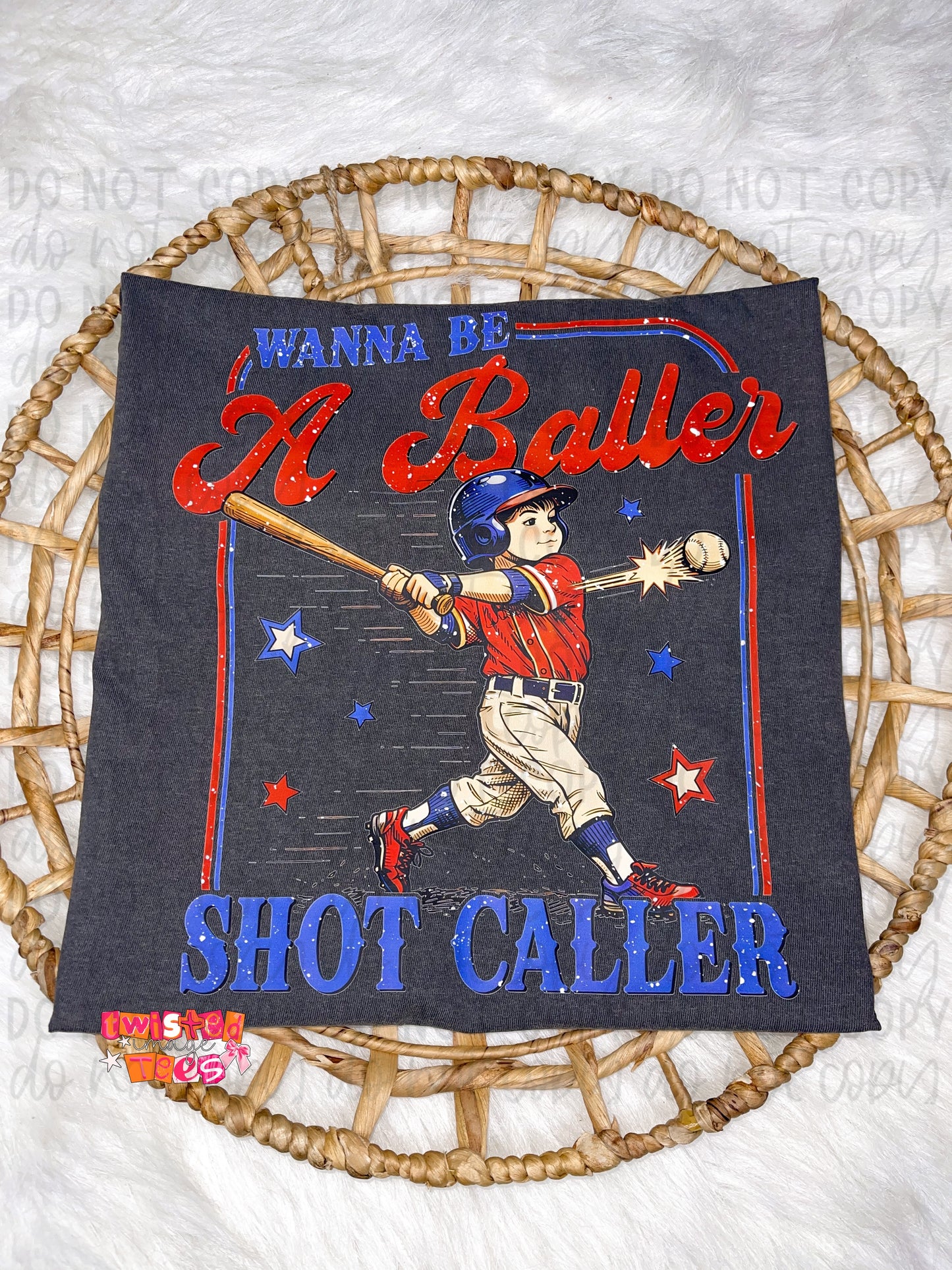 Wanna Be A Baller Tee or Crewneck (DTF)