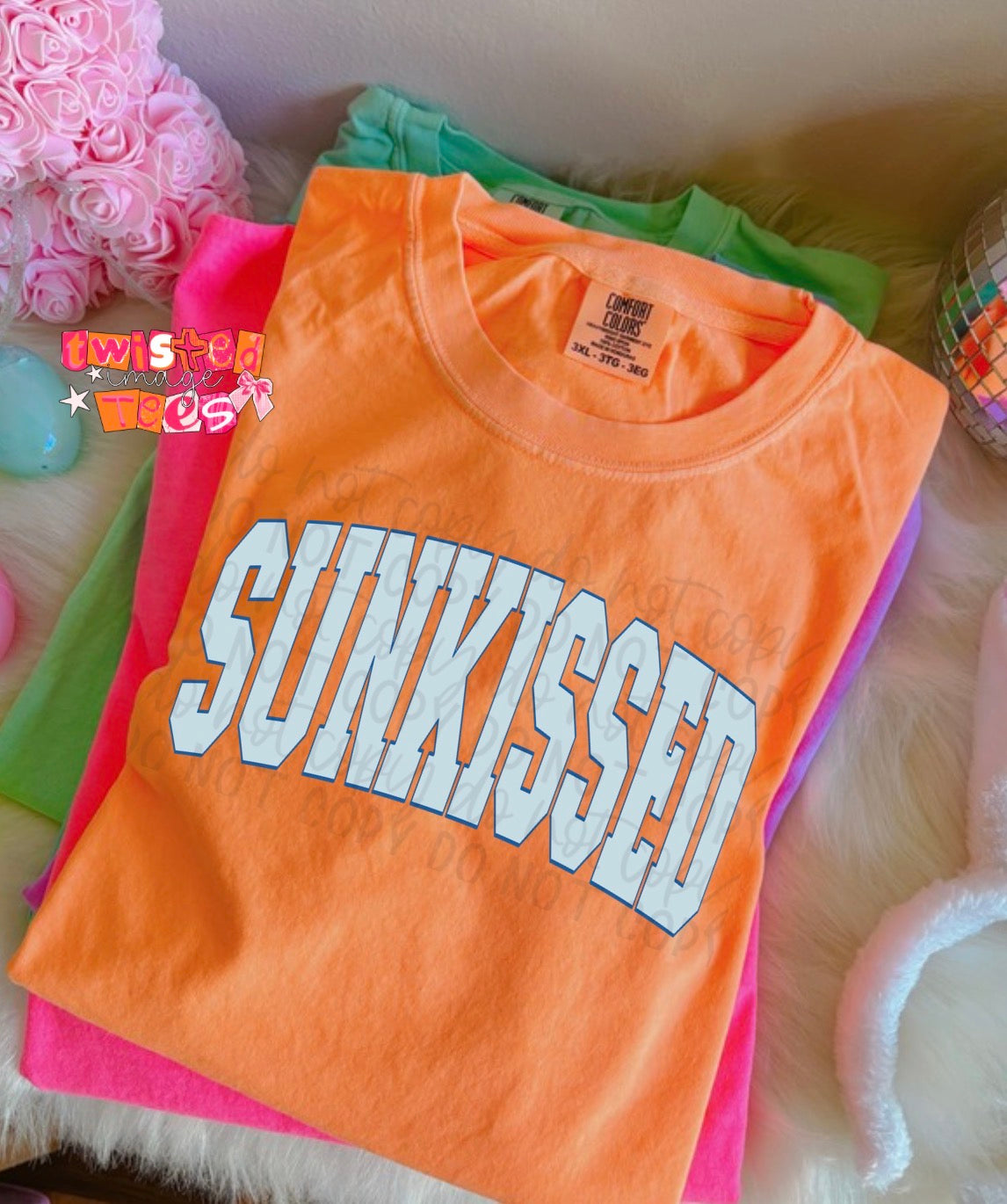 Sunkissed Blue Tee or Crewneck (DTF)