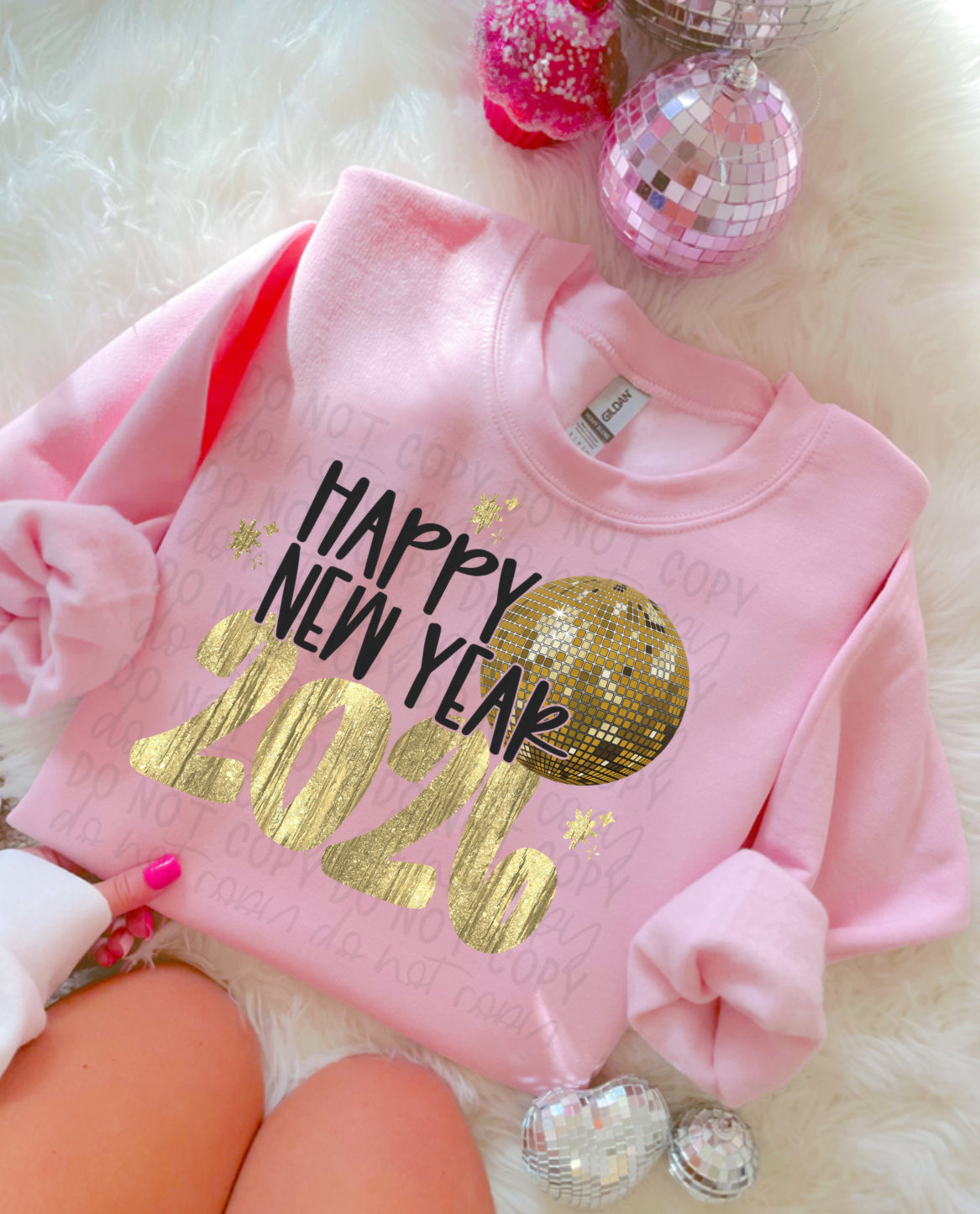 Happy New Year 2026 Tee or Crewneck (DTF)