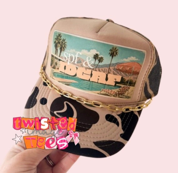 PRE-ORDER Spf & idgaf Trucker Hat