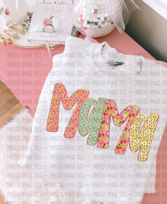 Floral Mama Tee or Crewneck (DTF)