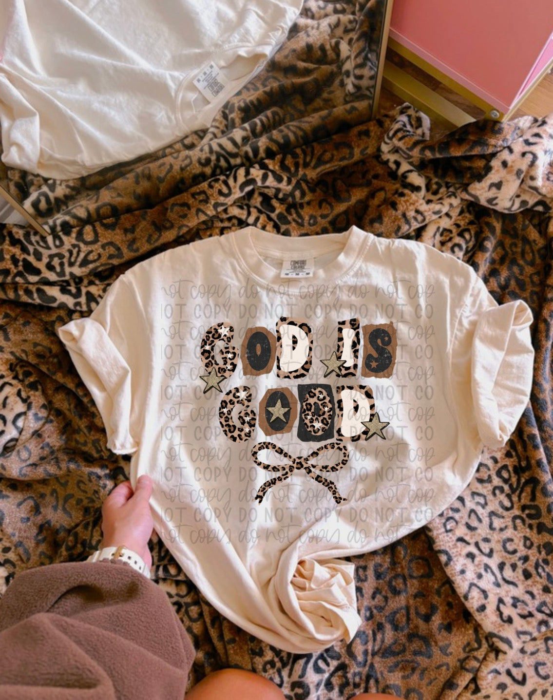 Cheetah God is Good Tee or Crewneck (DTF)
