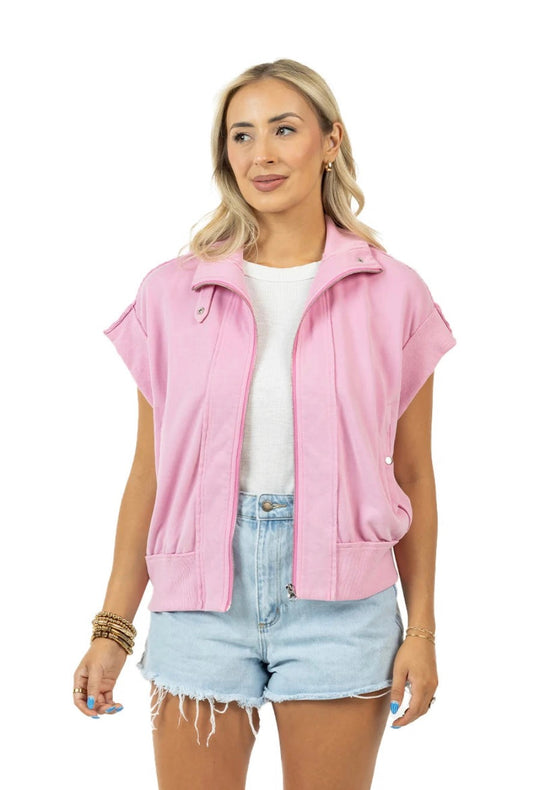 GARMENT-WASHED UTILITY VEST l Pre-Order