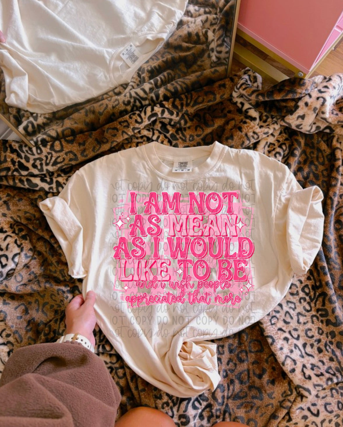I am not as mean as I would like to be and I wish people appreciated that more Tee or Crewneck (DTF)