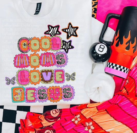 Cool Moms Love Jesus Tee or Crewneck (DTF)