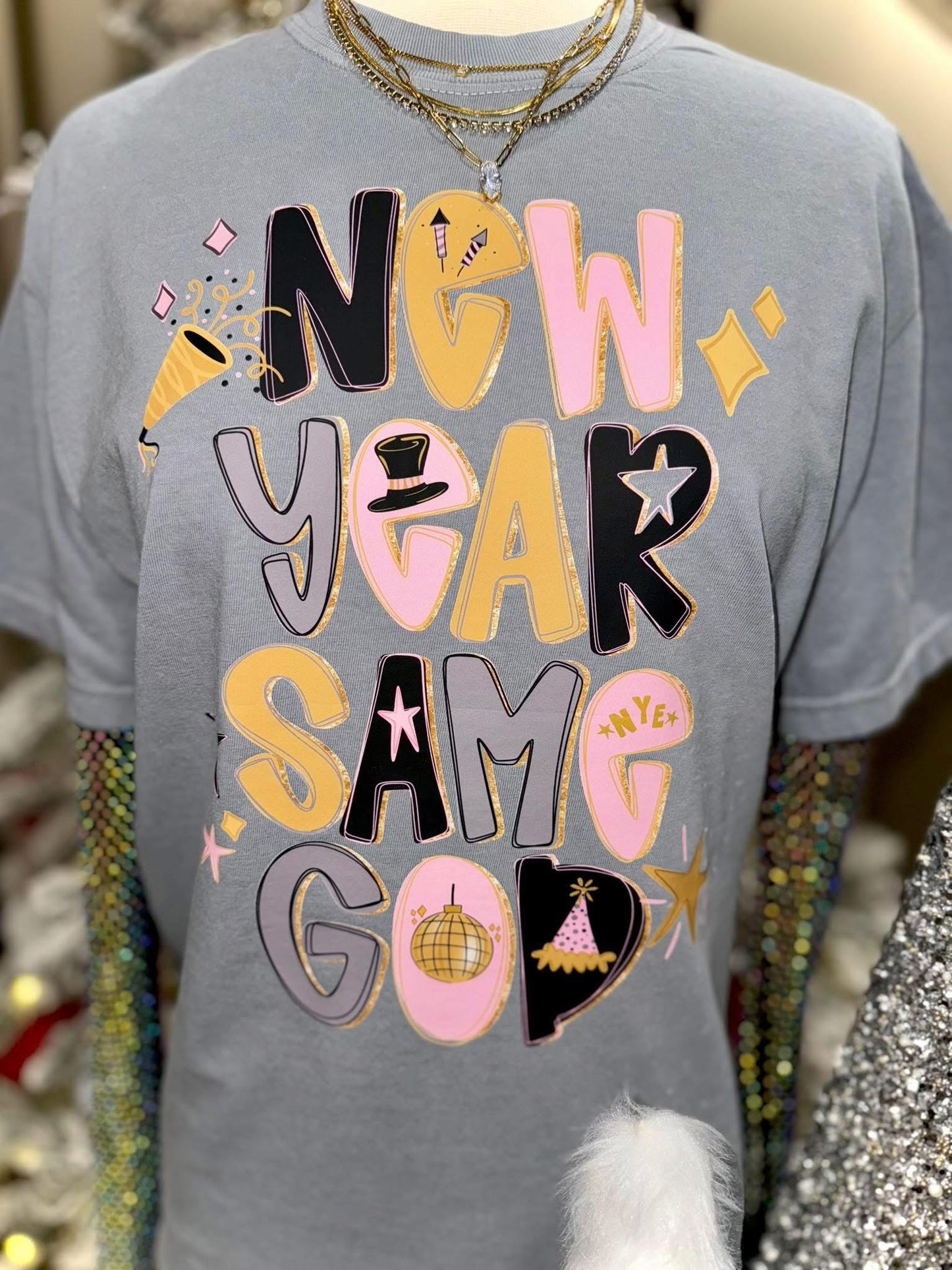 New Year Same God Tee or Crewneck (DTF)