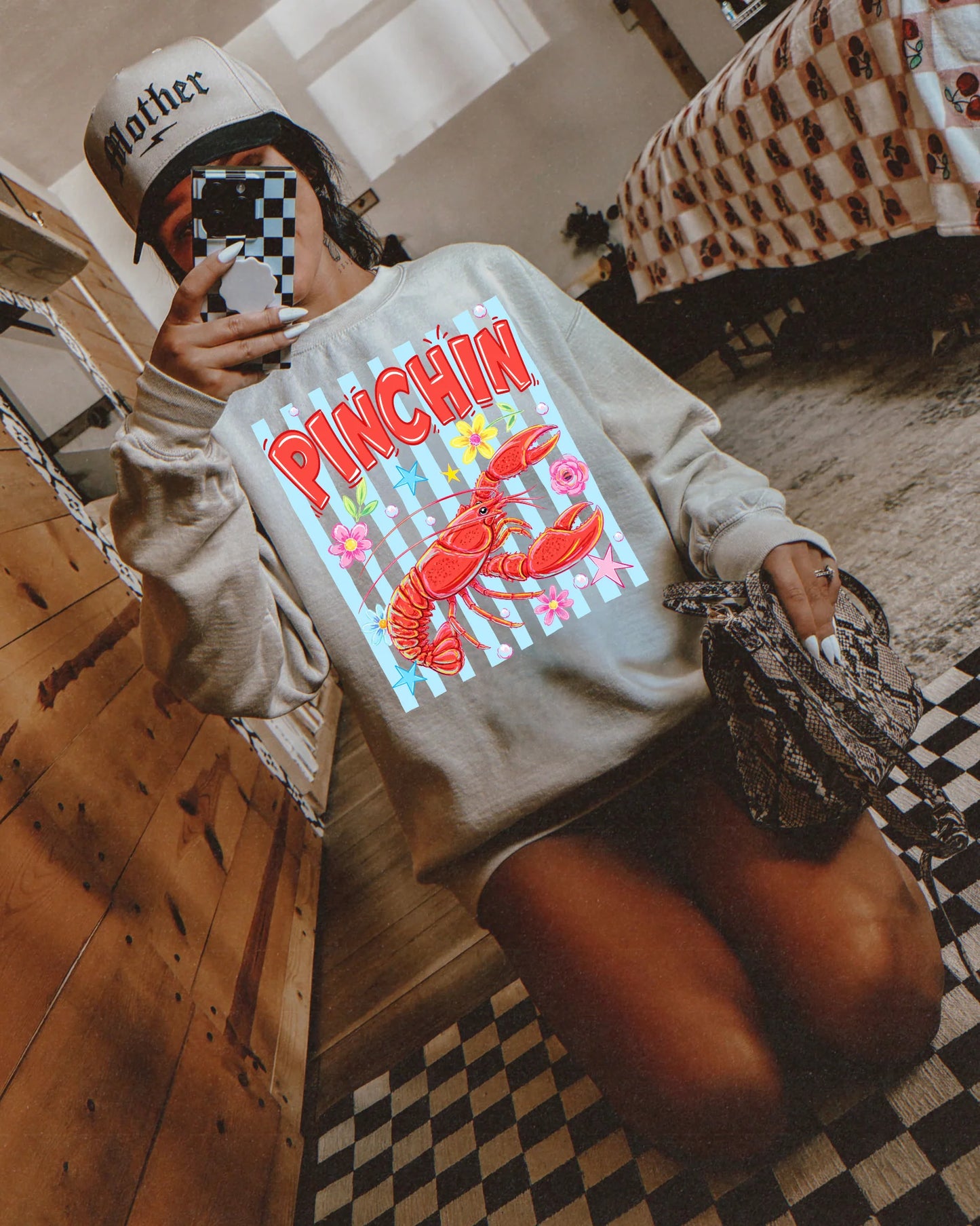 Pinchin Tee or Crewneck (DTF)