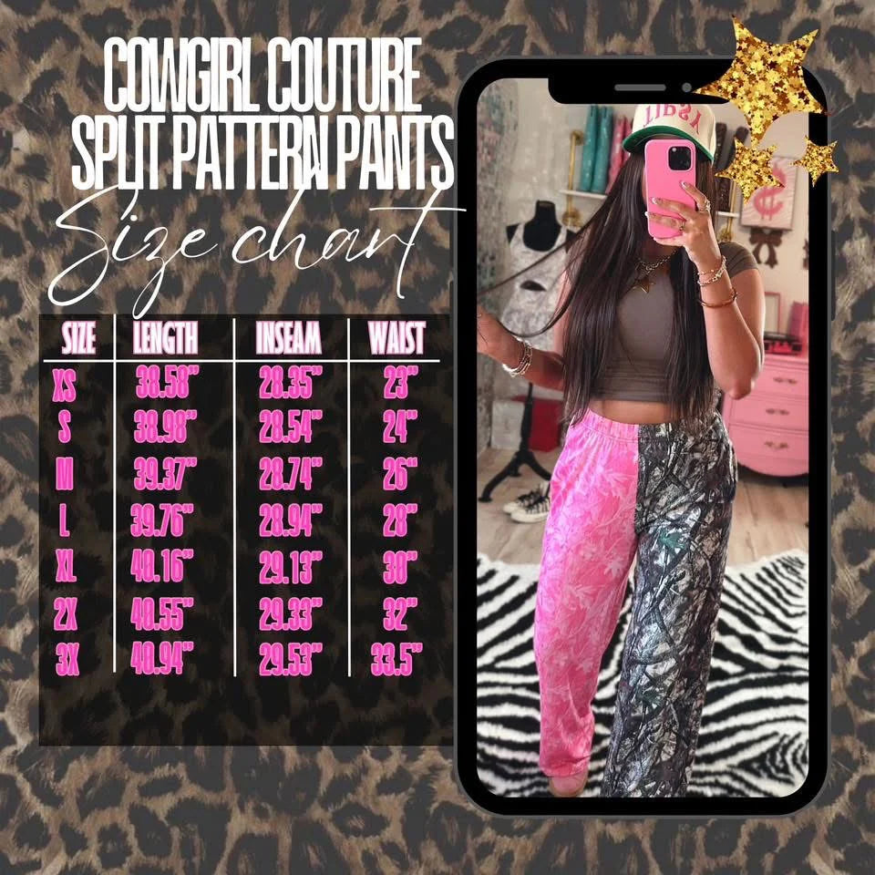 PRE-ORDER Double trouble pants in leopard + real tree camo