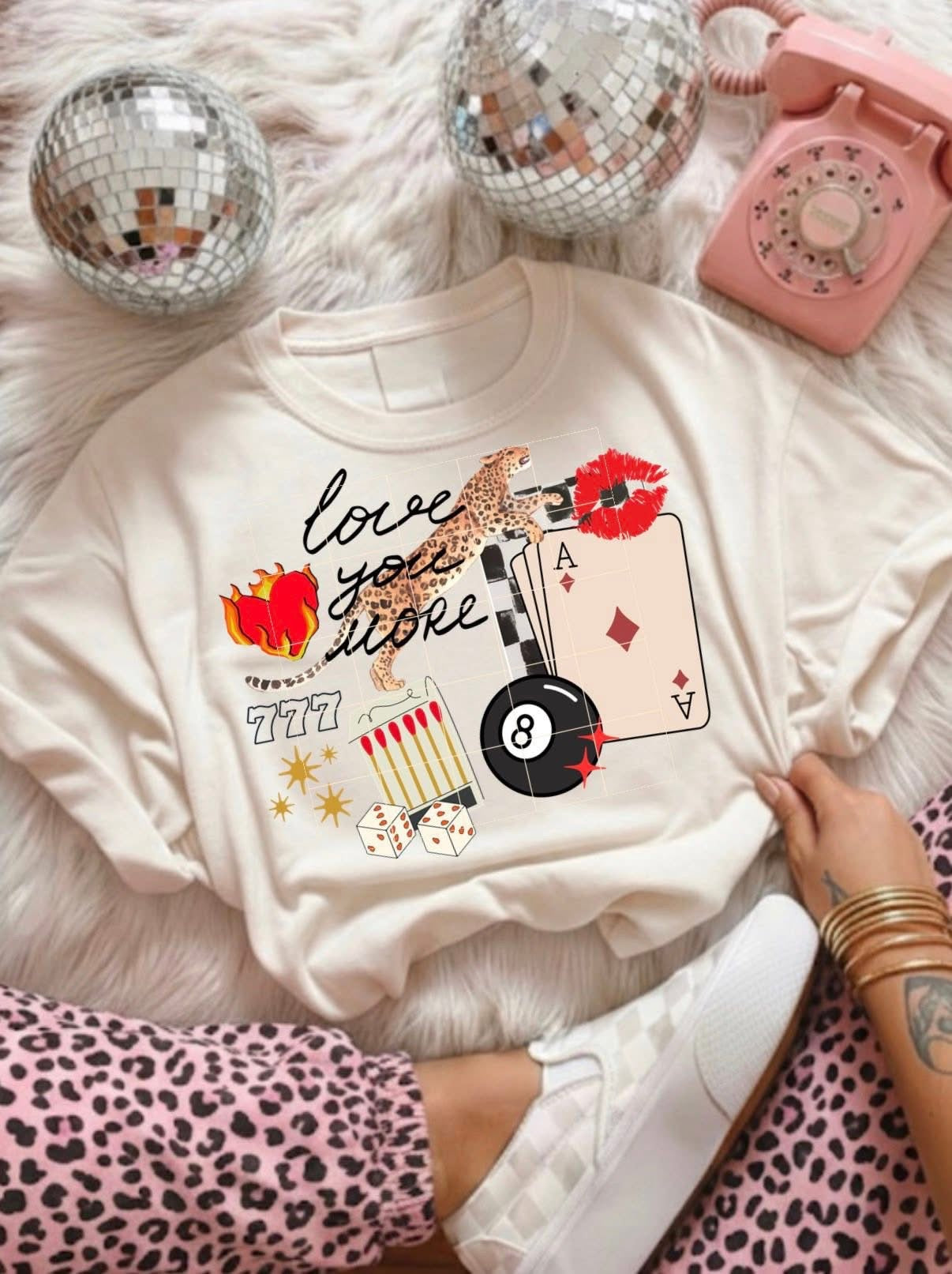 Love You More Tee or Crewneck (DTF)