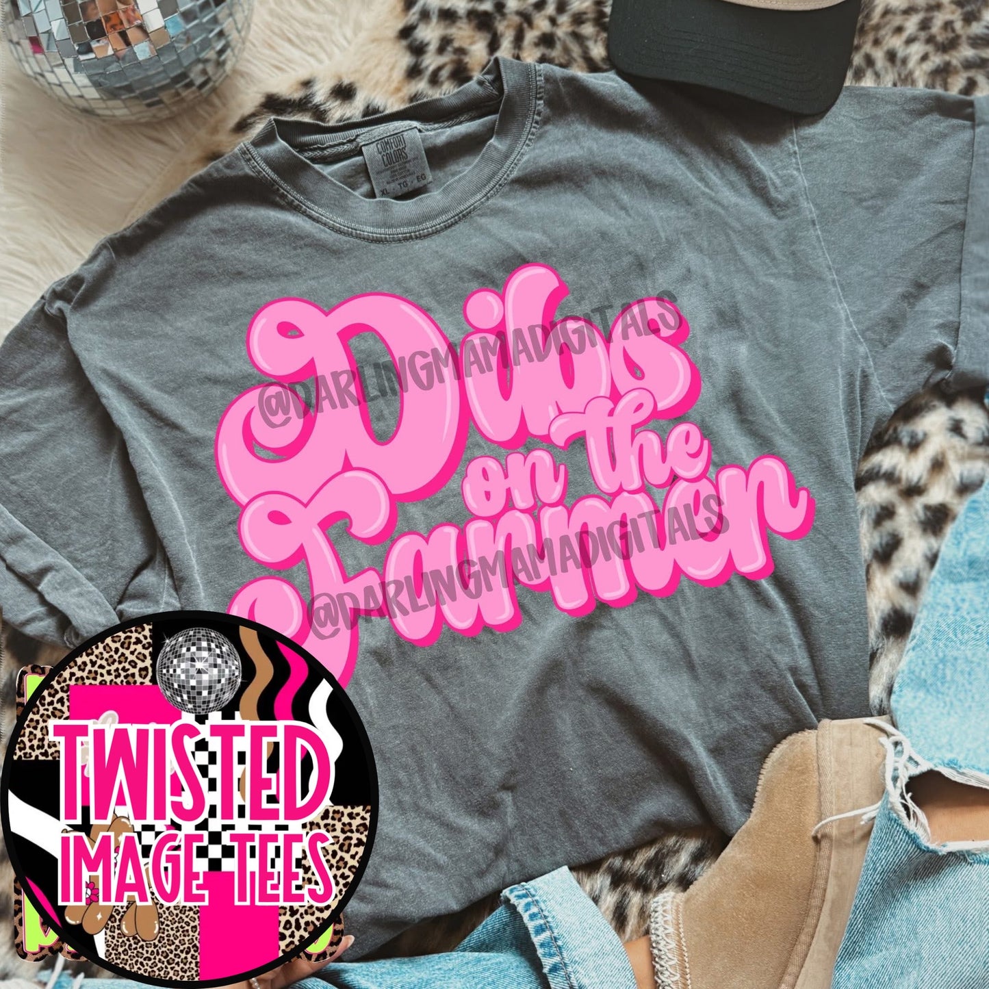 Dibs on the Farmer Tee or Crewneck (DTF)